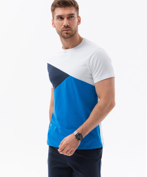 meeste kolmevärviline t-särk