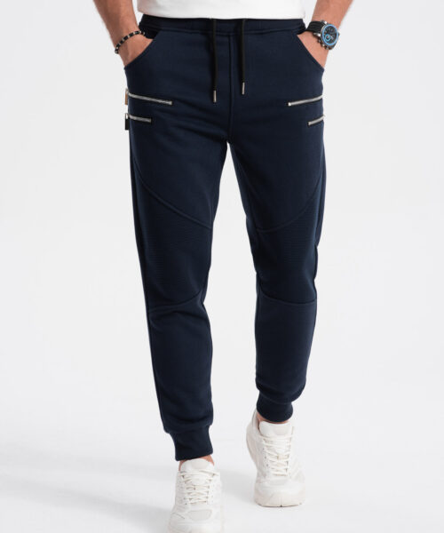 dekoratiivsete lukuga meeste dressipüksid