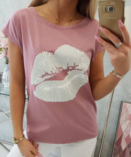 pluus naistele roosa / tume