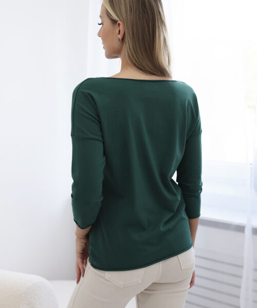 pluus naistele roheline / tume