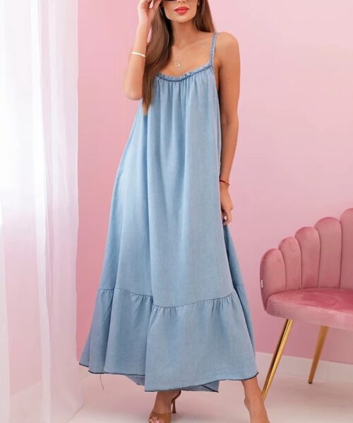 kleit naistele -  teksavärvi