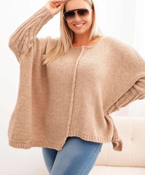 naiste kampsun - kaamel