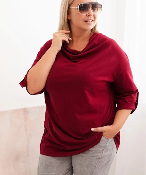 naiste pluus - burgundia