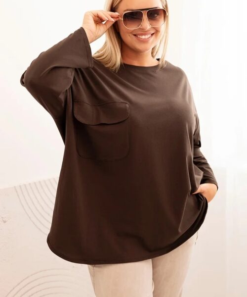 naiste pluus - pruun