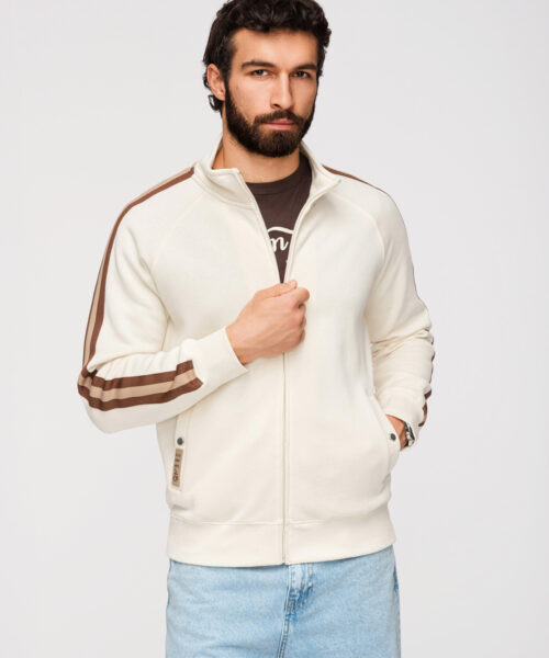 Meeste dressipluus kõrge krae ja äärisega