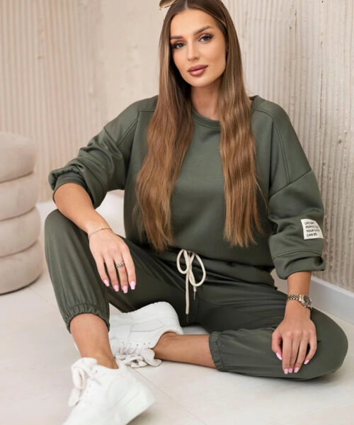 Komplekt naisele kesi, khaki