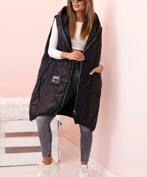 naiste vest - must
