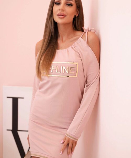 Naiste kleit – tume powder pink