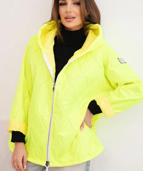 Naiste kevadjakk – yellow neon