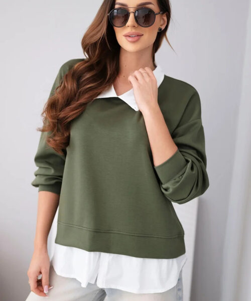 Naiste dressipluus – khaki
